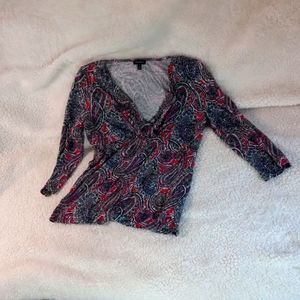 Paisley 3/4 Length Blouse